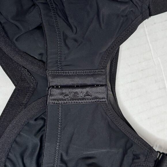 HSIA CoolComfort Minimizer Bra Black Unlined Smoothing Size 36D NWT - Picture 6 of 9